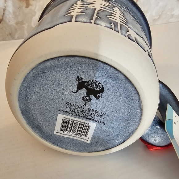 Global Design Forest Moose Holiday Coffee Mug Cup - Picture 6 of 11